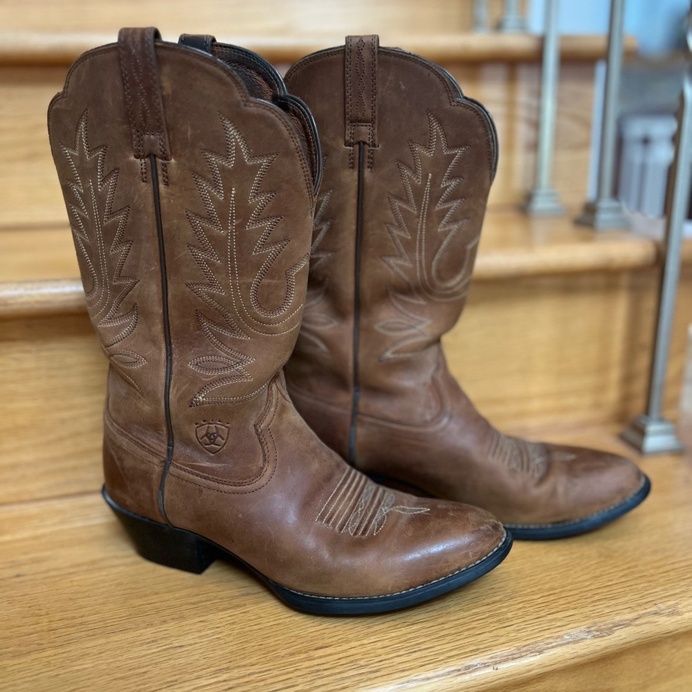 Ariat Heritage R-Toe Womens Western Cowboy Boots 8B
